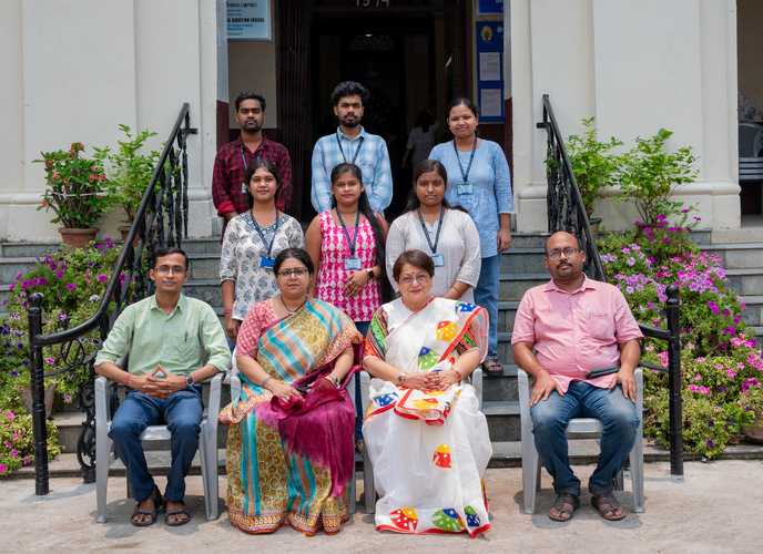 Group photos of the final year students (2025) with their teachers